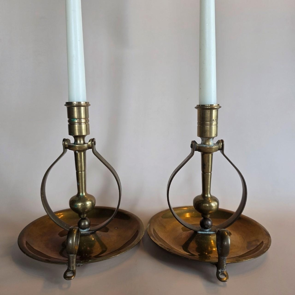 Elegant Brass Candle Holders - Picture 7 of 7